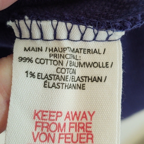 Johnnie B 13 14 Dress Short Sleeve Navy Blue Daisy - Picture 3 of 5